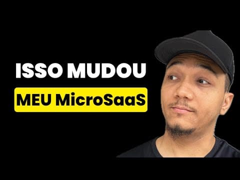 Adicionei o que faltava no meu MicroSaaS #7
